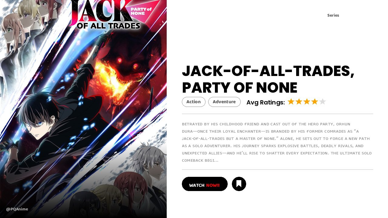 Jack Of all trades party of none season 1 Hindi